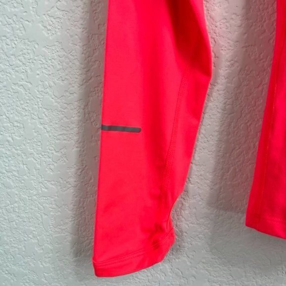 NIKE Element Dri FIT Half Zip Top Neon - Picture 3 of 7